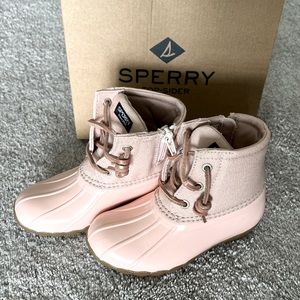 Sperry girls duck boots NIB